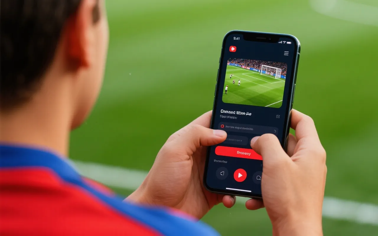 手机端观看世界杯直播的示意图