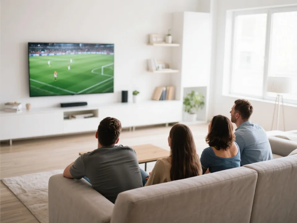 观看世界杯直播的多设备场景示意